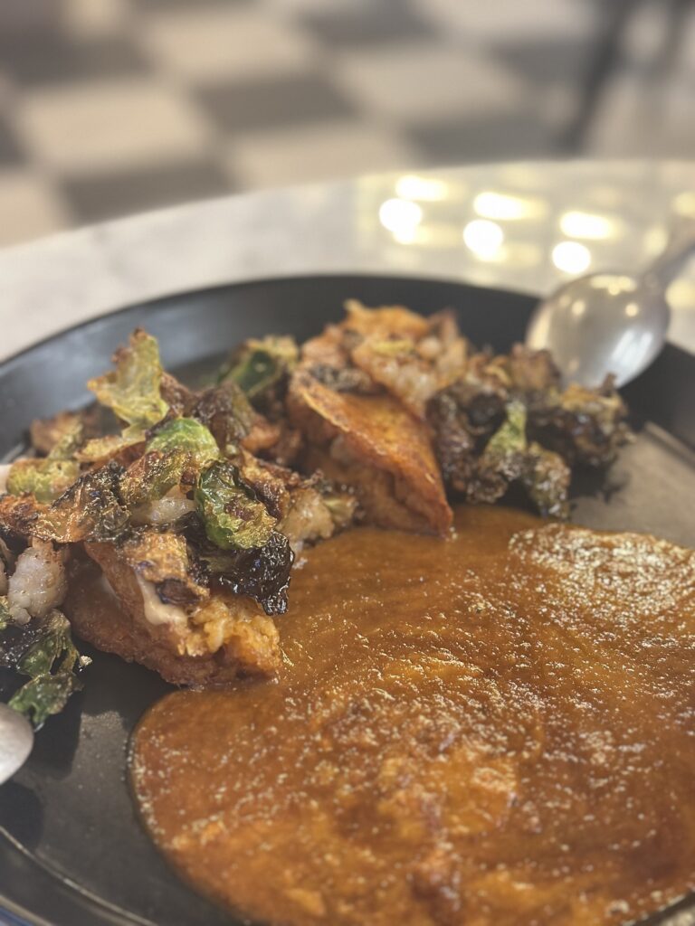 퍼프룸 타코 새우 리조또