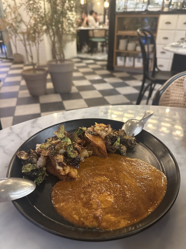 퍼프룸 타코 새우 리조또